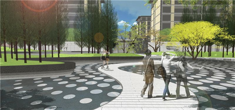 壹号半岛 | 梦境般的曲线景观设计-33