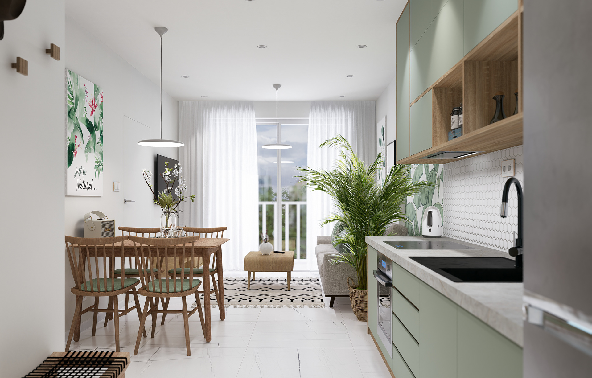 Green living area-3
