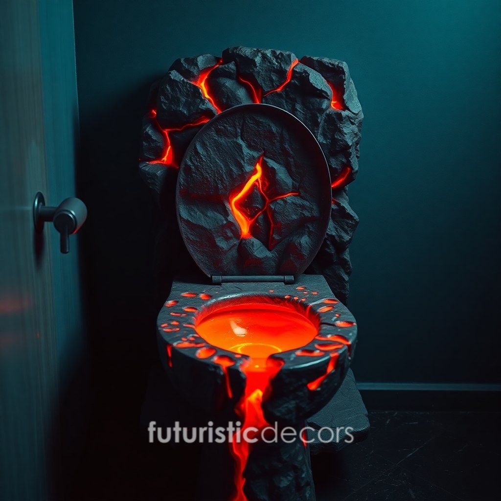 Volcano Toilet（火山马桶）设计丨FuturisticDecors-4