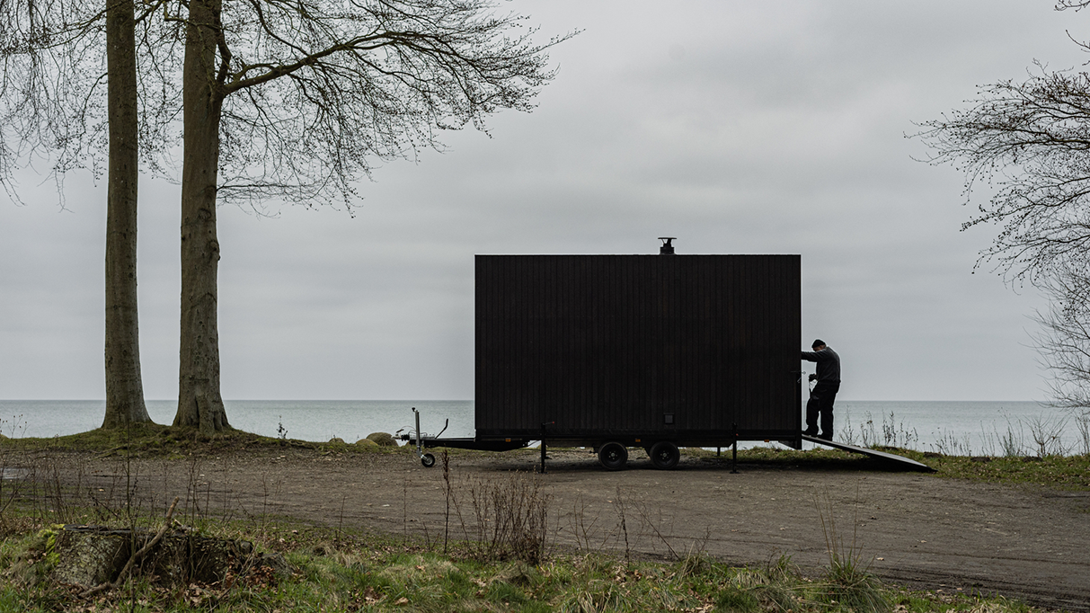 褶皱起伏的贝壳桑拿房丨日本丨隈研吾建筑事务所-116