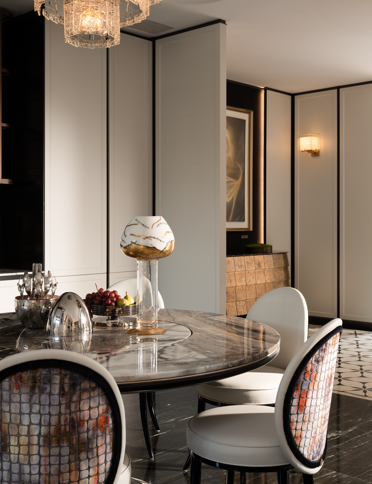 绿城·云栖玫瑰园480㎡样板房丨中国嘉兴丨硬装LYZD李益中设计,软装SIA室内空间设计-13