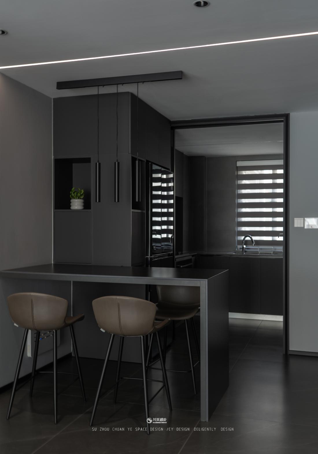 暗黑系精装房 · 现代简约的优雅与神秘-41