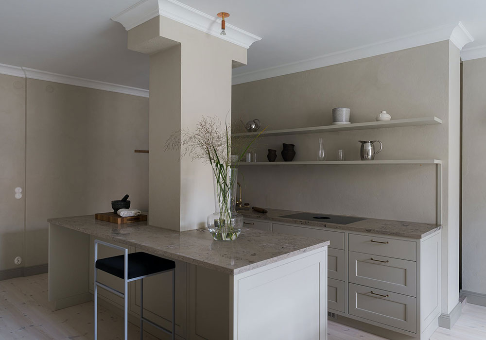 斯德哥尔摩独特两层公寓的极简魅力-18