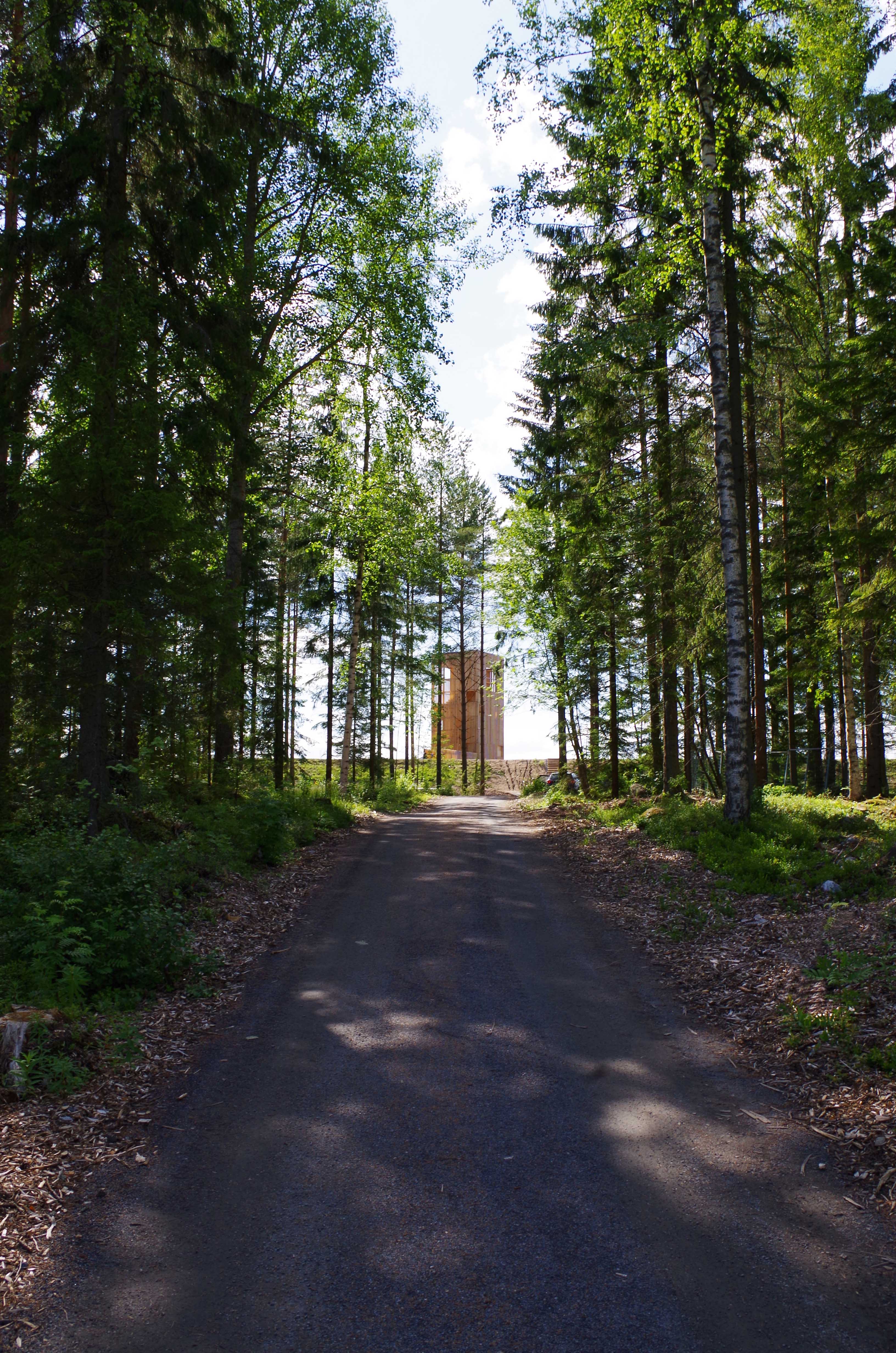 芬兰 Sein joki 市潜望镜塔——木构观景新地标-12