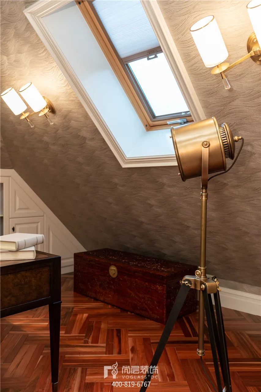 客厅不要电视，衣帽间放到地下，中式与法式混搭，我居然觉得很香...-50