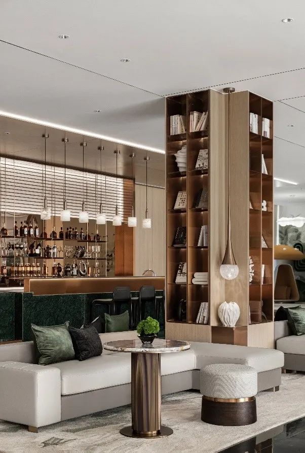 济南银丰国泰江悦项目售楼处丨中国济南丨万景百年室内设计-28