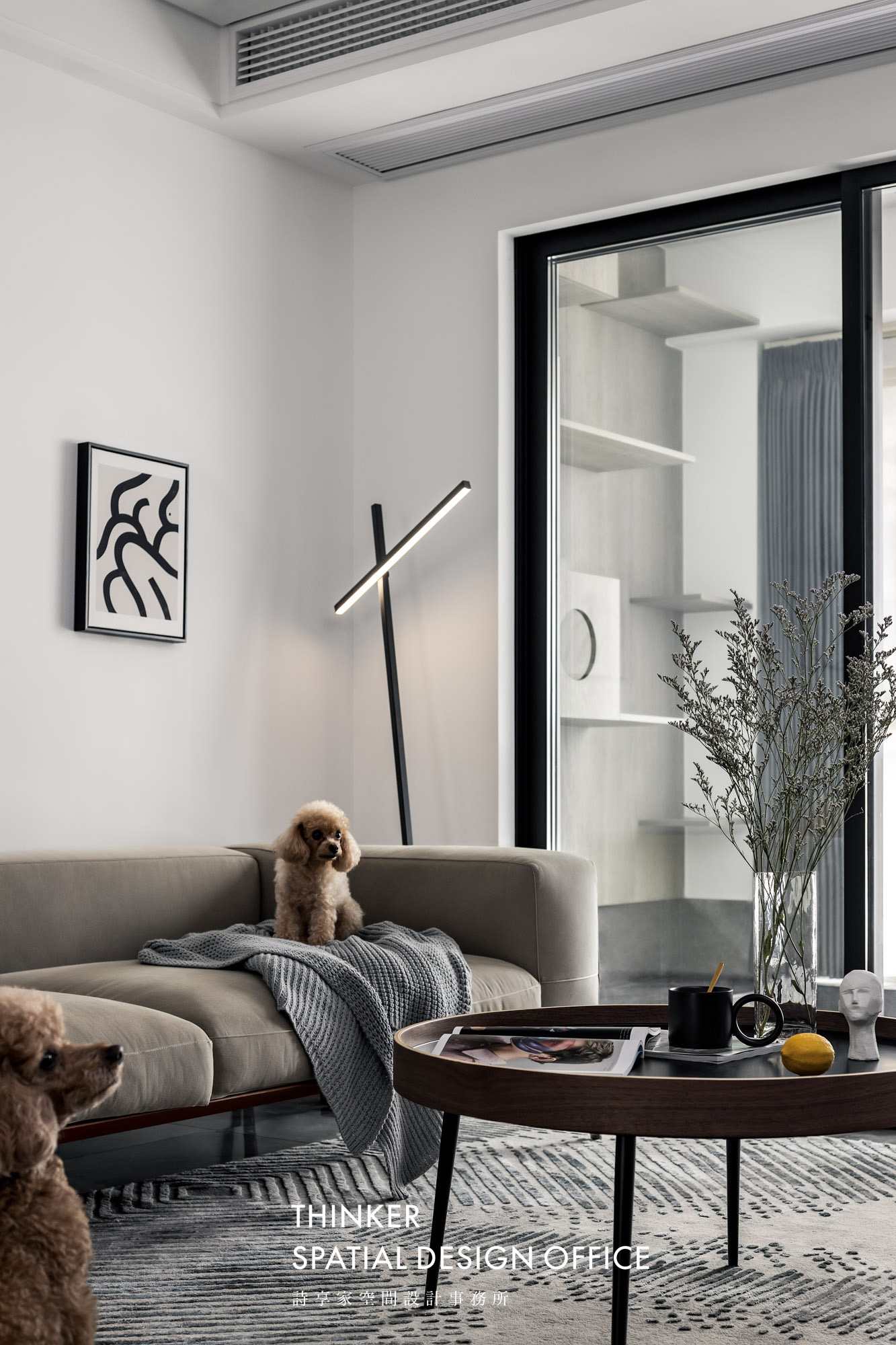 亲密关系丨旋转电视+开放式中西厨，让空间来适应家人之间的互动-32