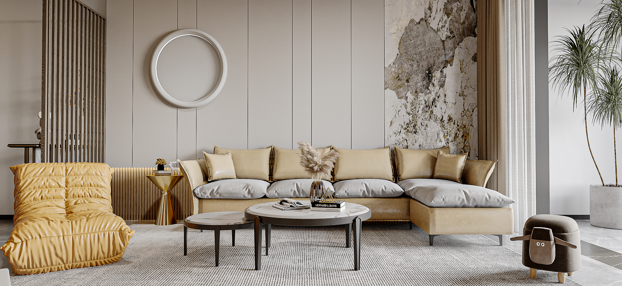 现代风格“仓溢景”室内设计案例-3