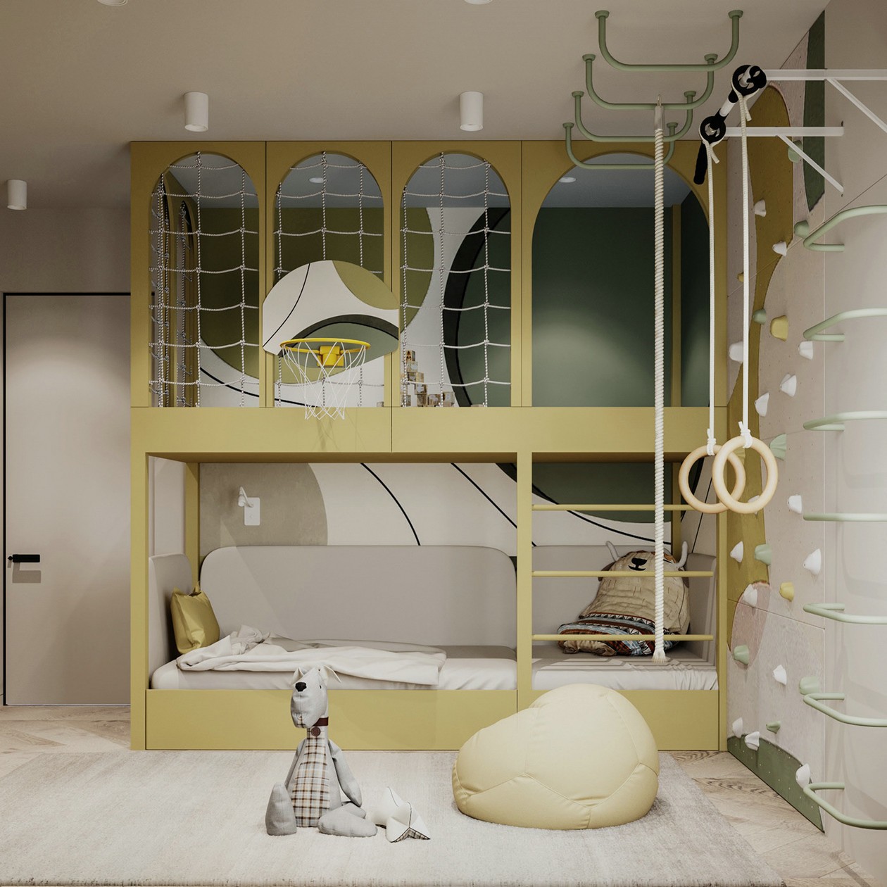 214㎡大平米住宅设计 超有设计感！-17