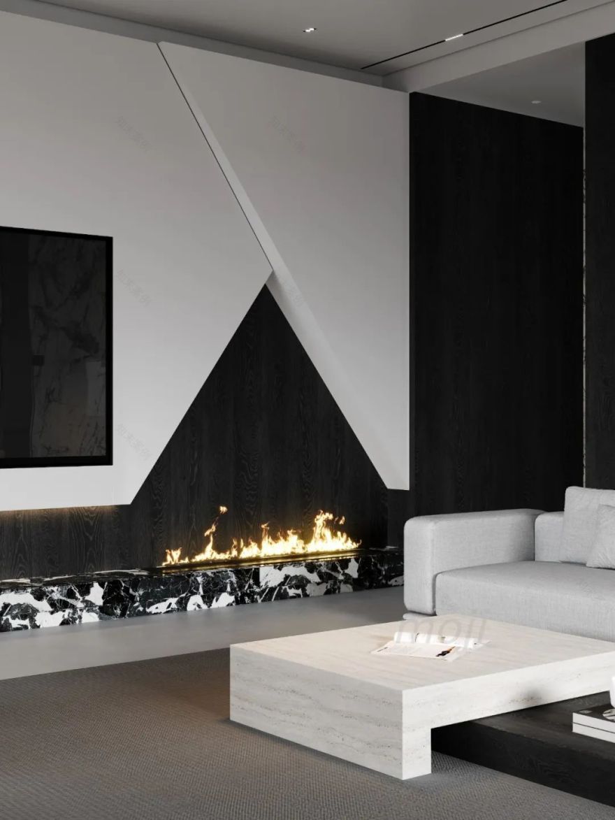 末集MOJI|300平别墅·线条情绪-12