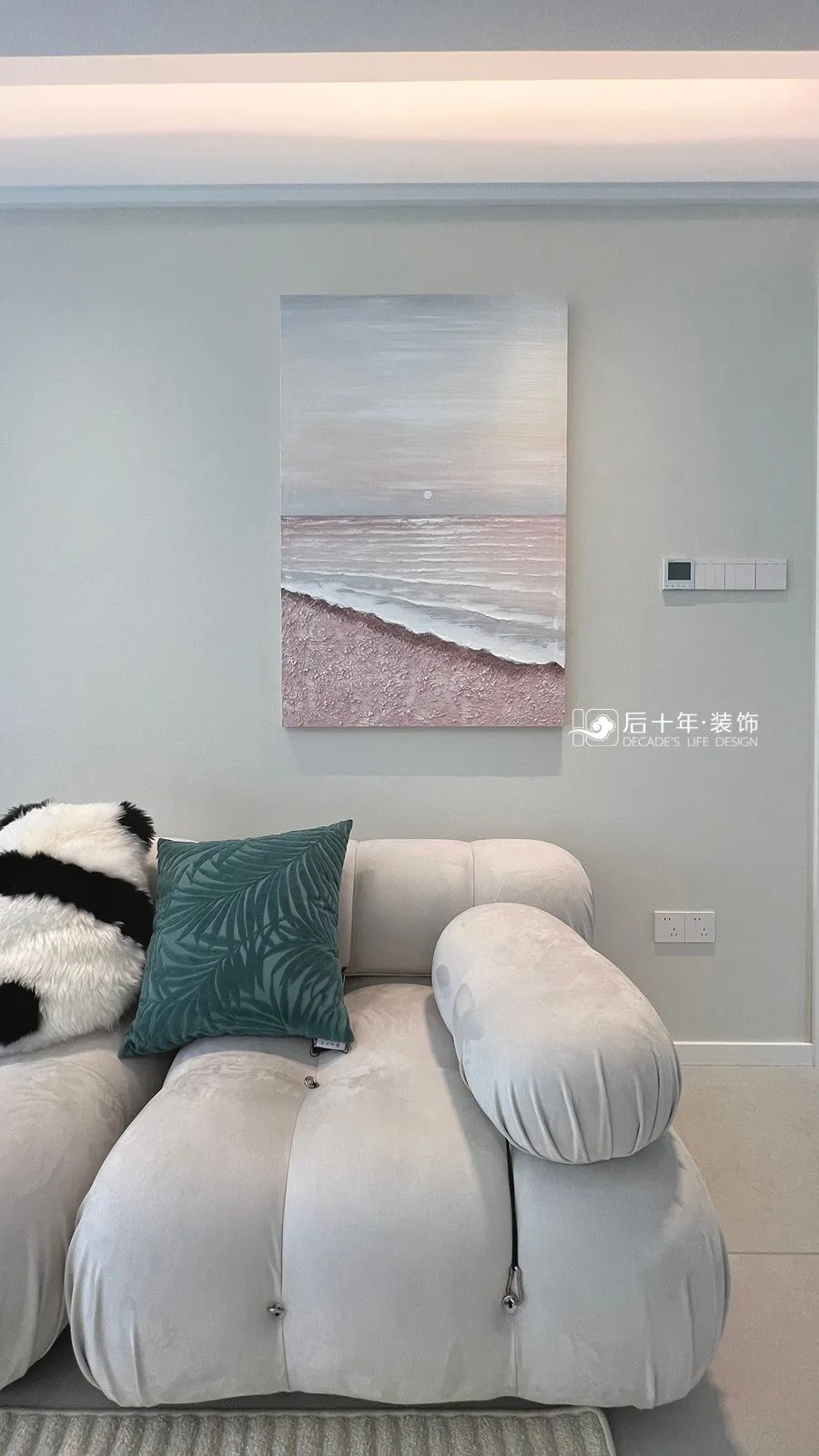 奶油风住宅丨中国盐城丨后十年装饰-0