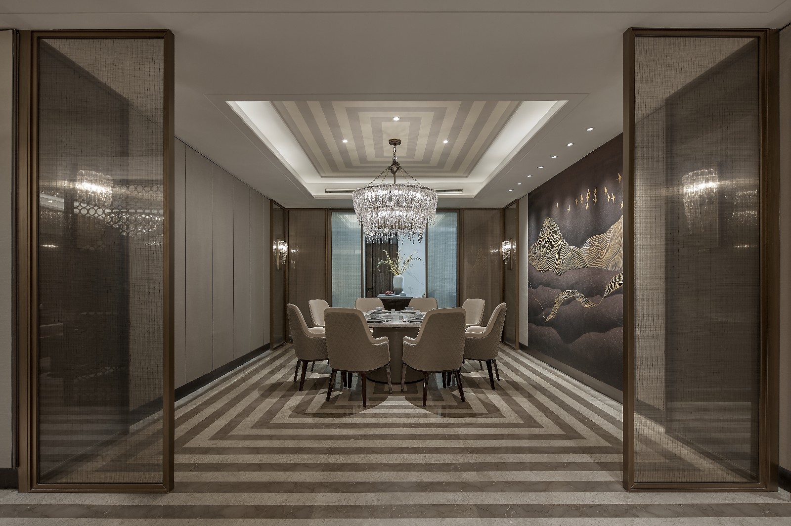 南阳三川玖龍台样板房  青草地装饰设计-16