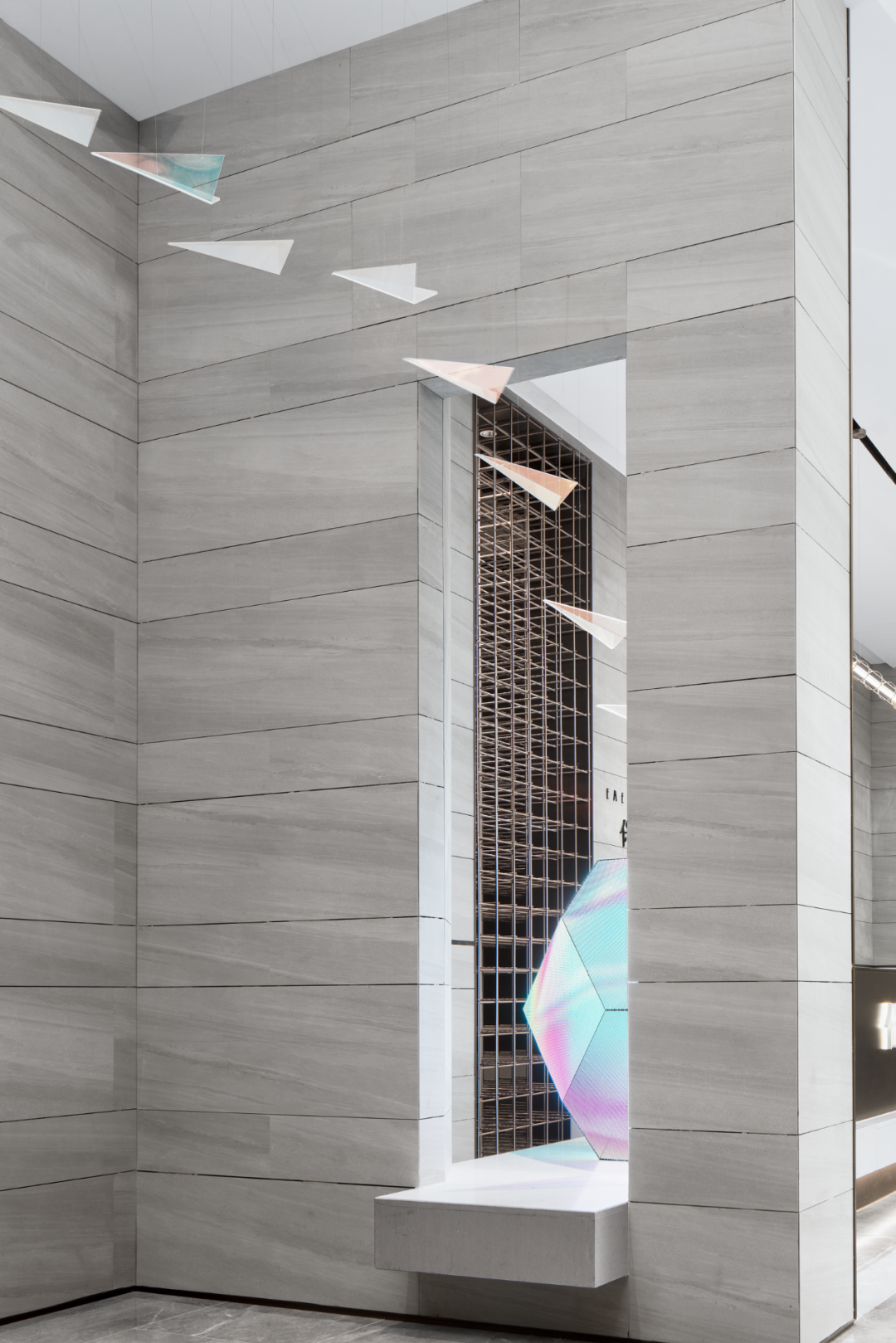 炫彩玻璃+米灰色调，流动的空间灵魂 | 元禾大千-12