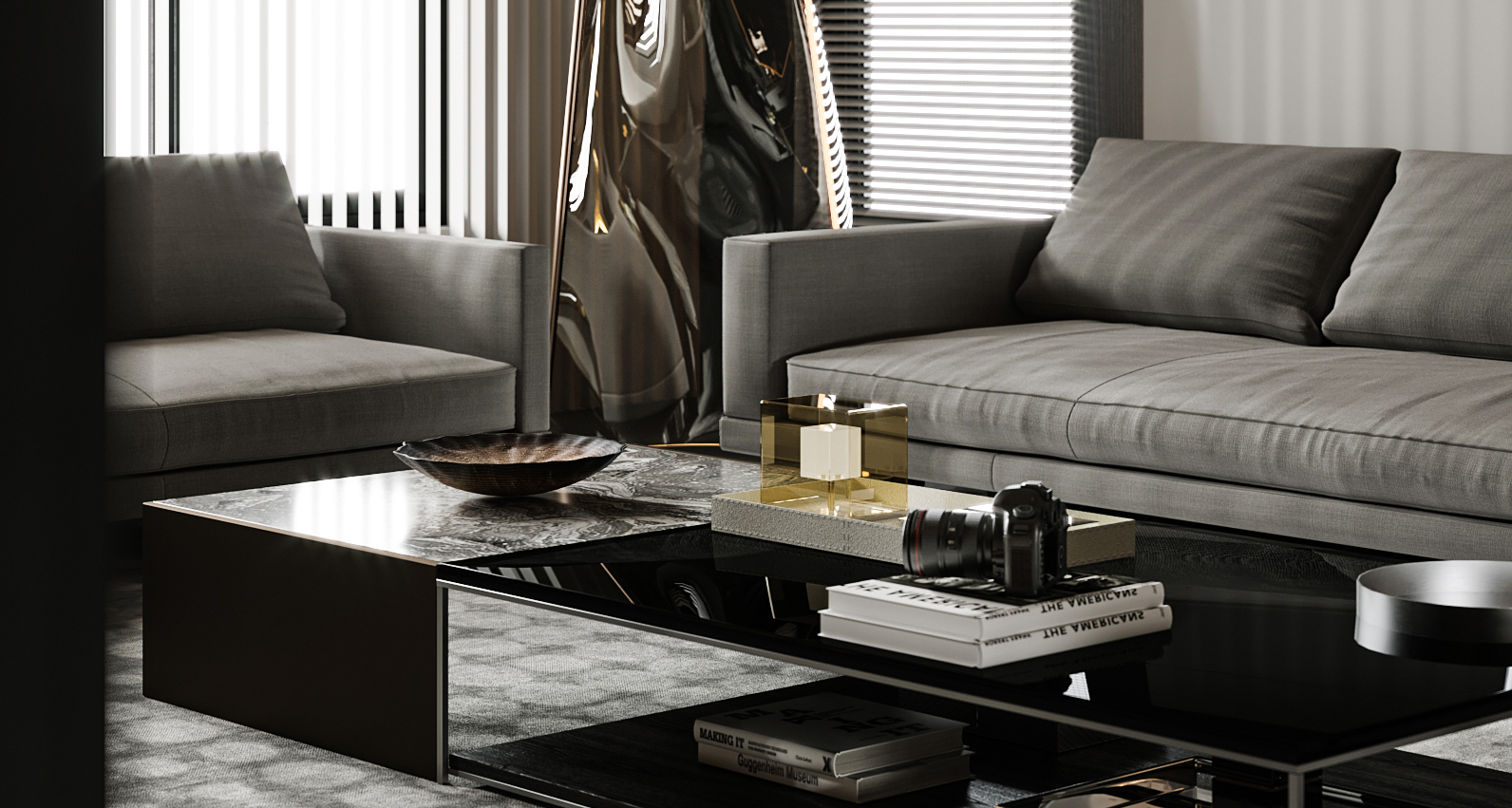 现代简约平层空间丨左舍-17