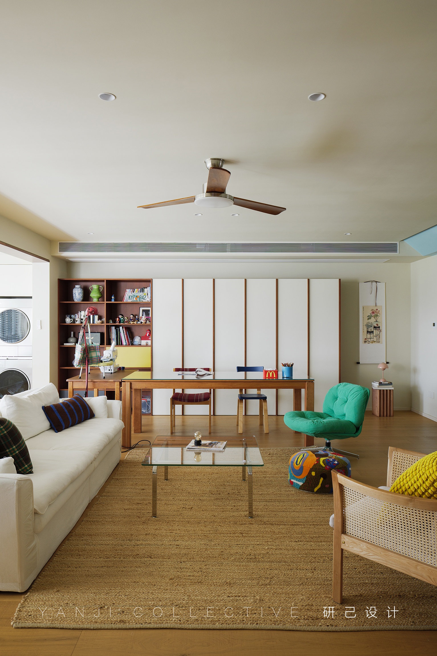 150㎡柚木色的中古家丨中国芜湖丨研己设计-5