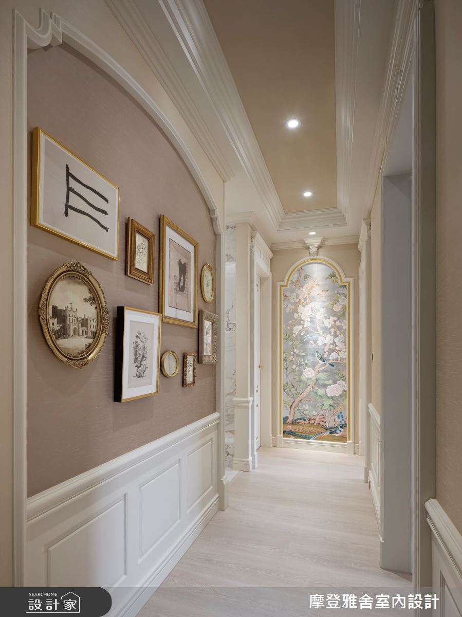 摩登雅舍·87老屋翻新法式輕洛可可風精品飯店宅丨摩登雅舍室内设计-11