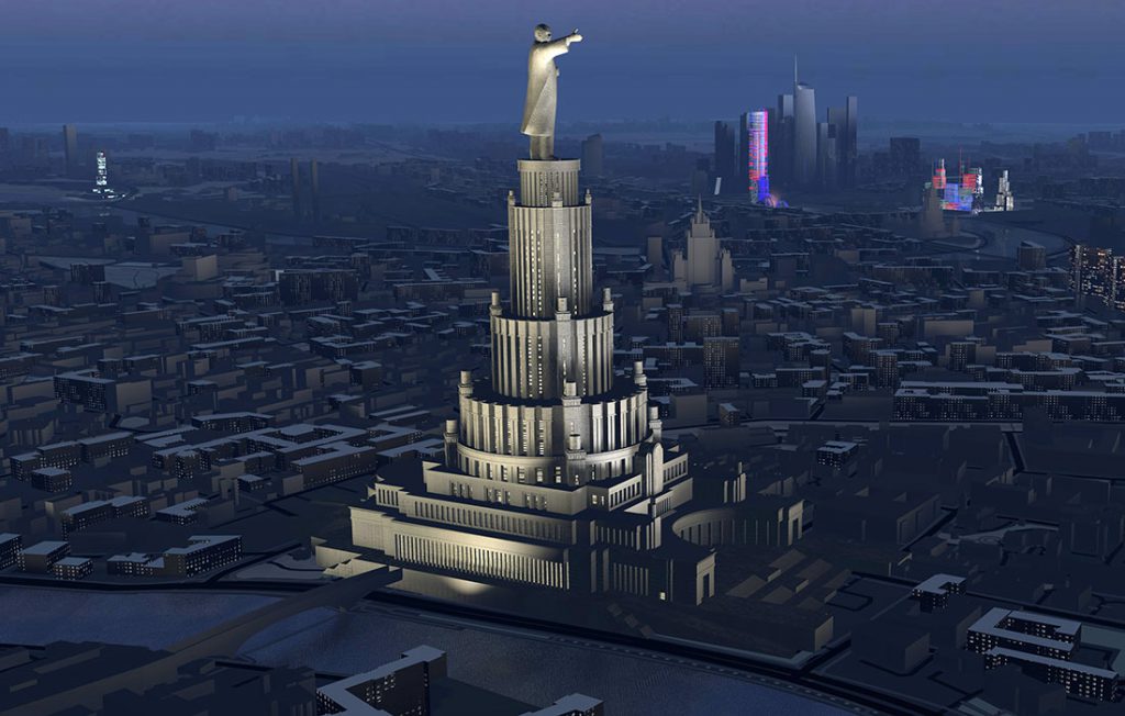 莫斯科苏维埃宫丨俄罗斯莫斯科丨Б.М. Иофан（鲍里斯·米哈伊洛维奇·约凡）等-5