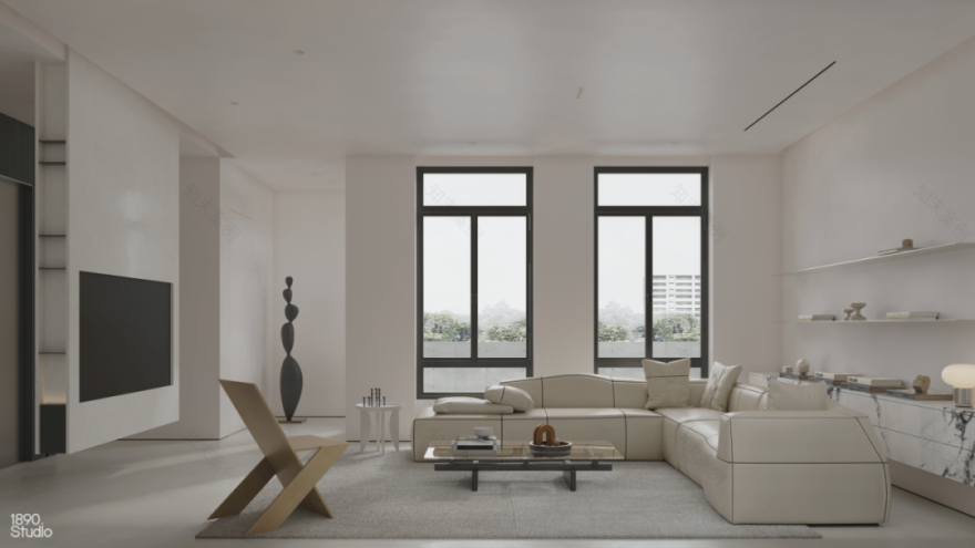 见山花园 · 依山傍湖的现代诗意住宅设计丨中国合肥丨1890 STUDIO-47