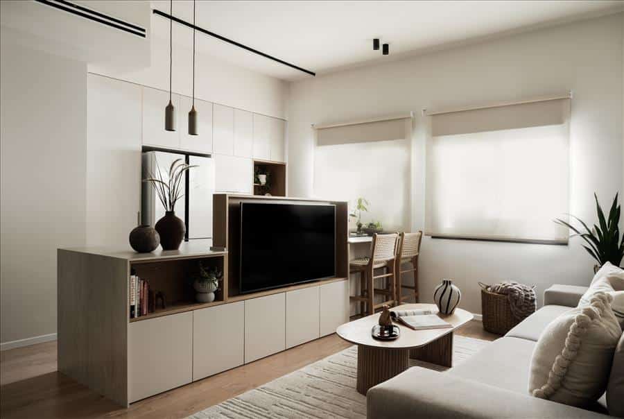 רויטל רודצקי | עיצוב פנים דירה 4 חדרים בגבעתיים - PICKINTERI-13