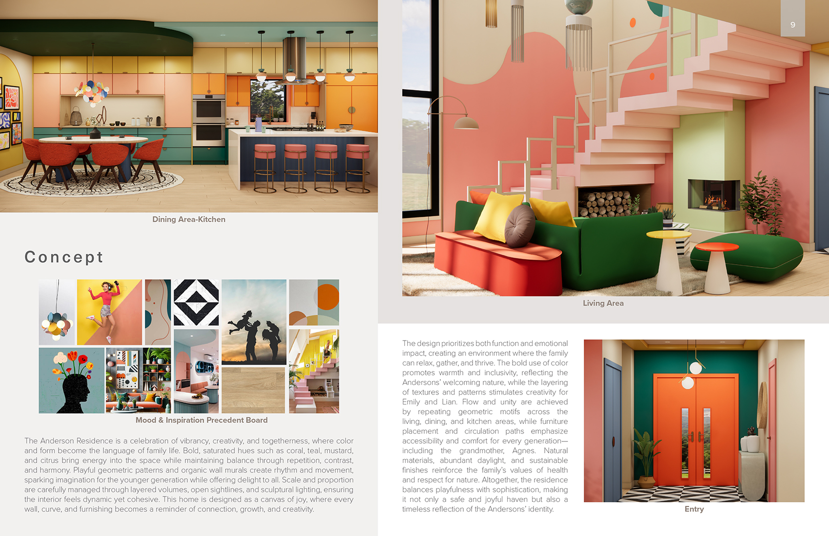 Student Interior Design Portfolio - Residential-8