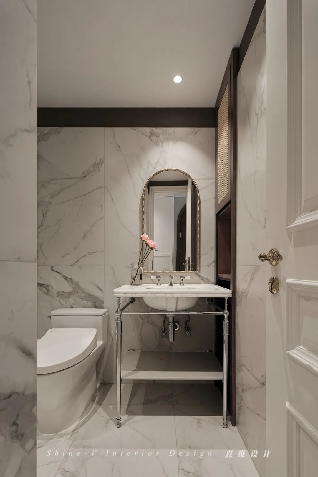 啡夏 · 120㎡轻复古法式优雅之家丨中国南京丨熹维设计-81