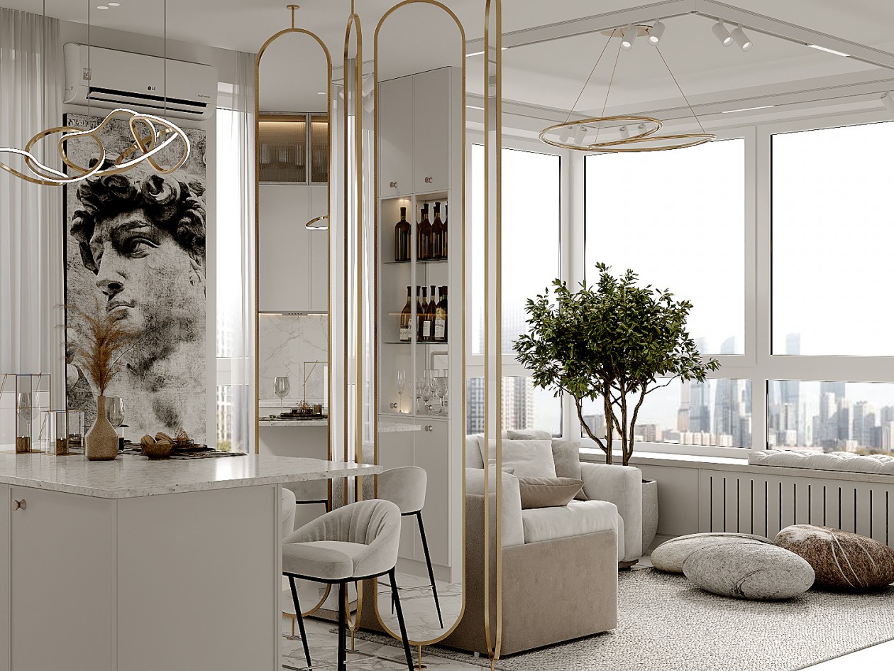 白色系空间设计 简约清心的空灵美！-9