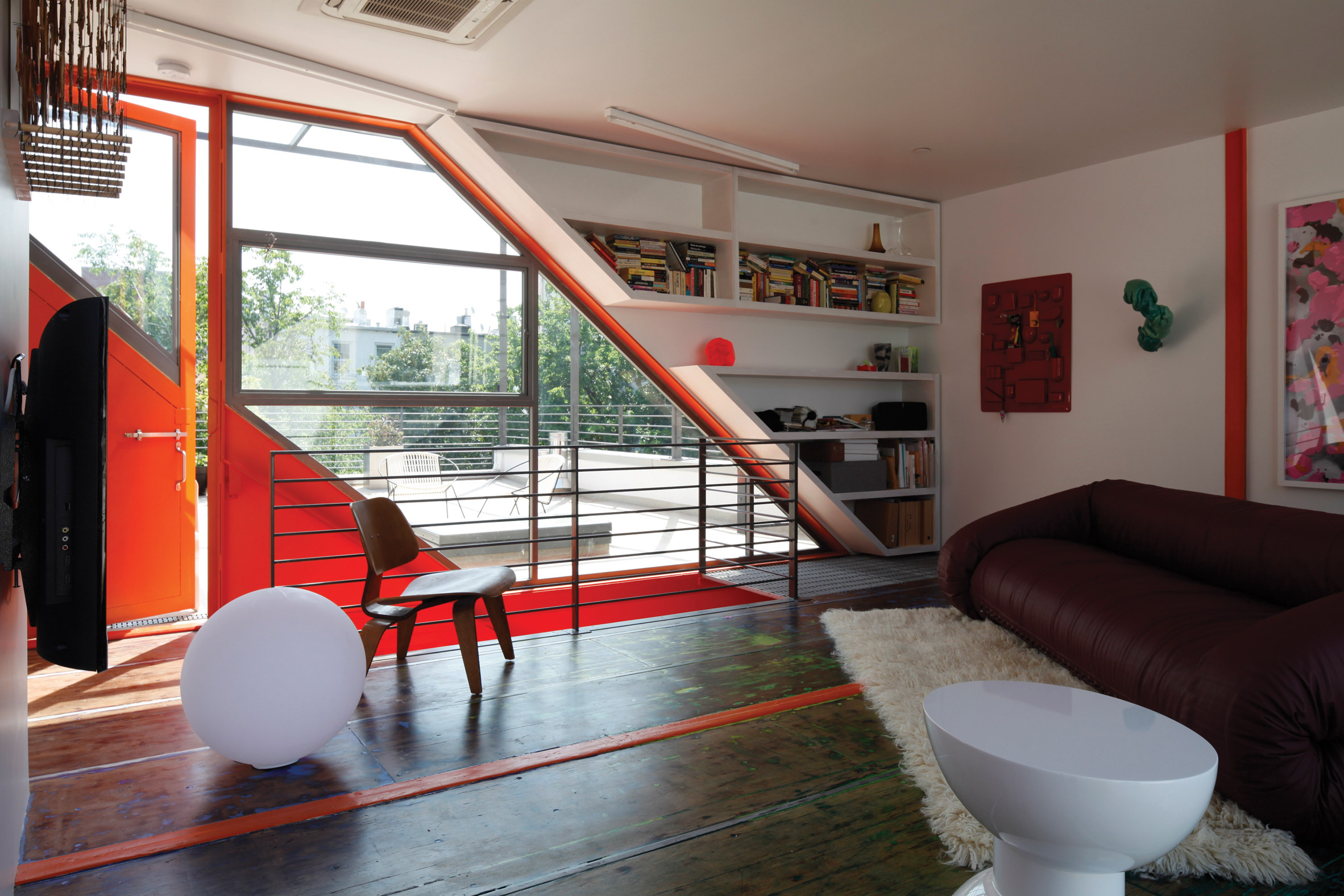 Lot-Ek uses shipping containers for overhaul of Brooklyn carriage house-8