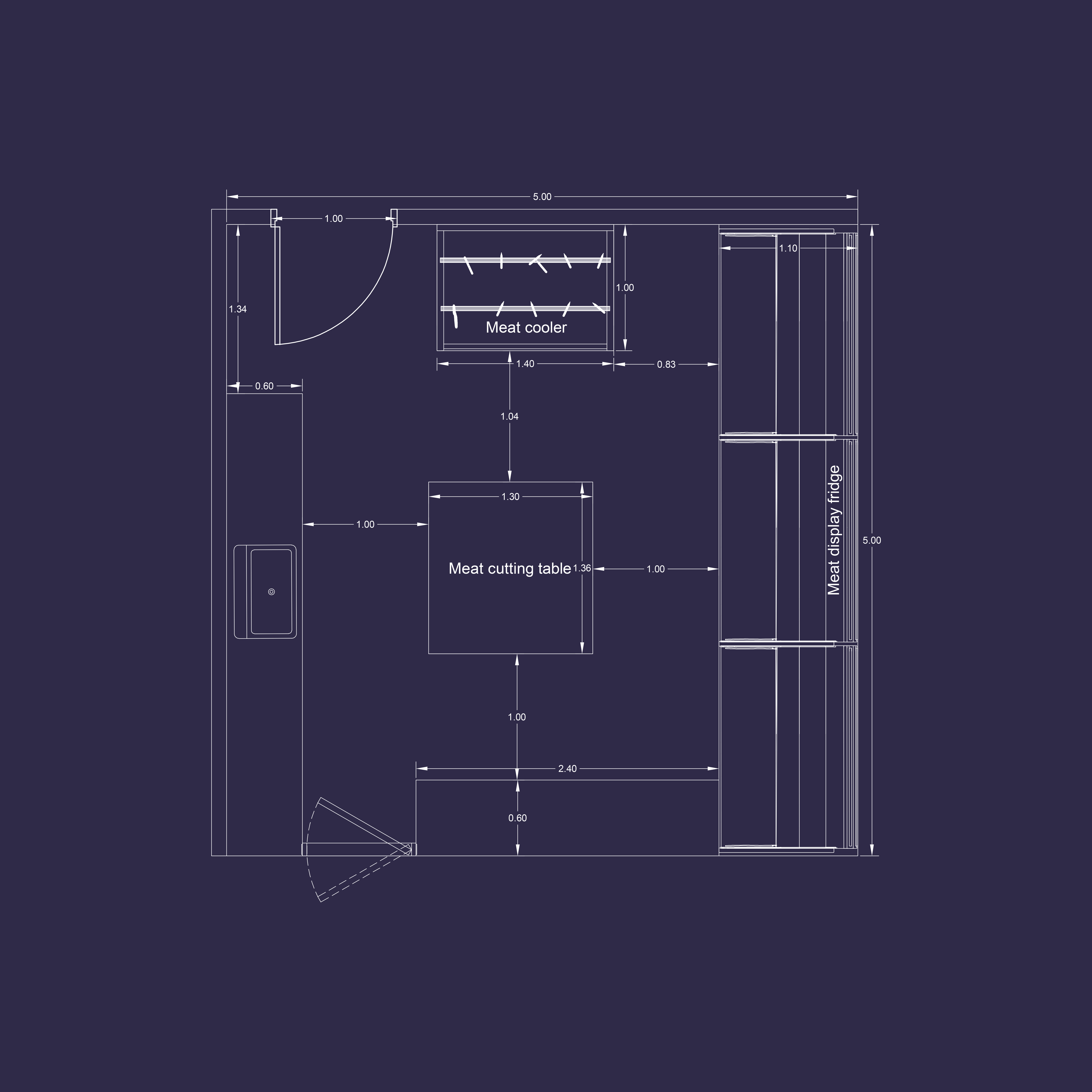 Butcher zone  Lera 市场室内设计丨沙特阿拉伯-4
