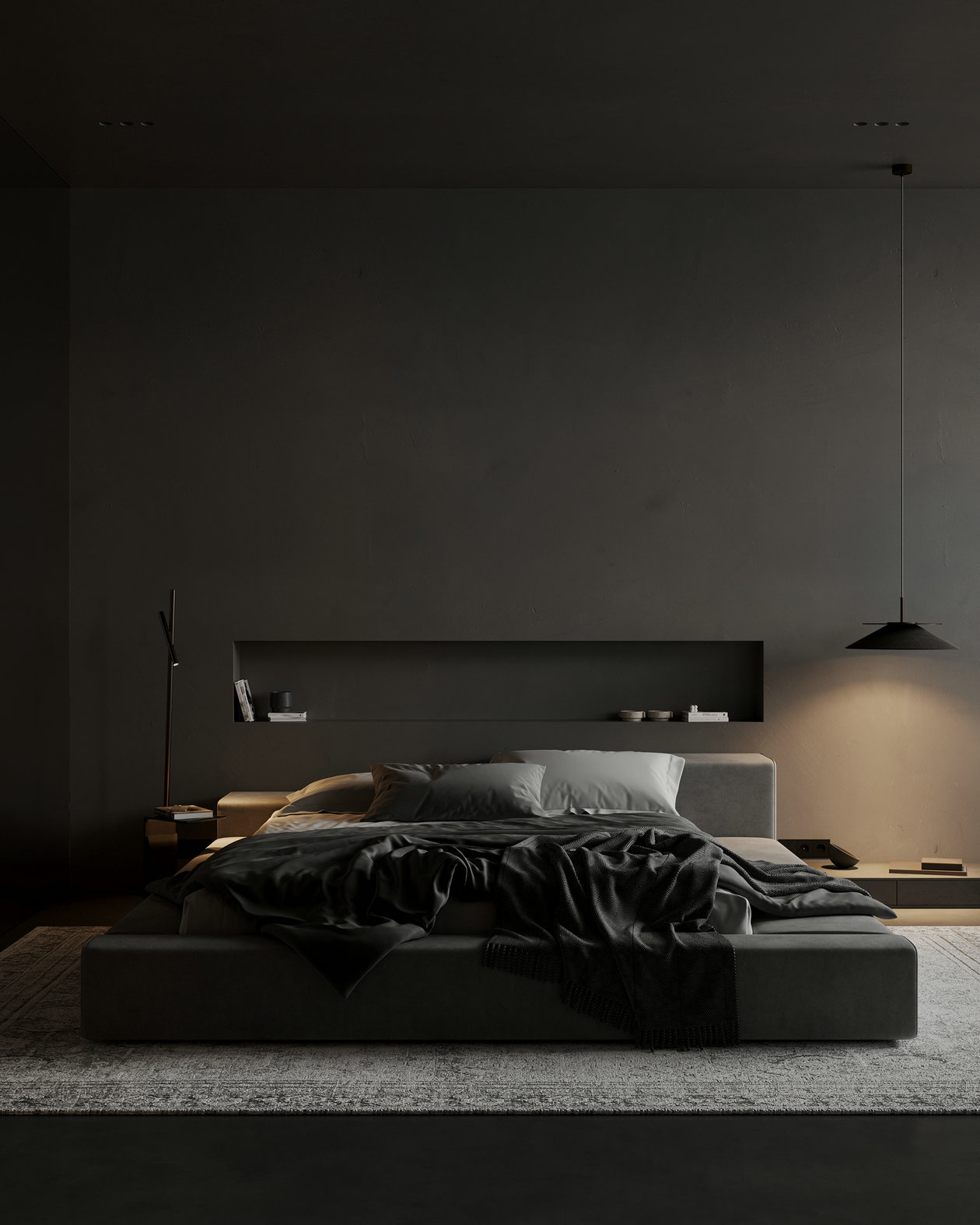 高级灰色系住宅设计-12