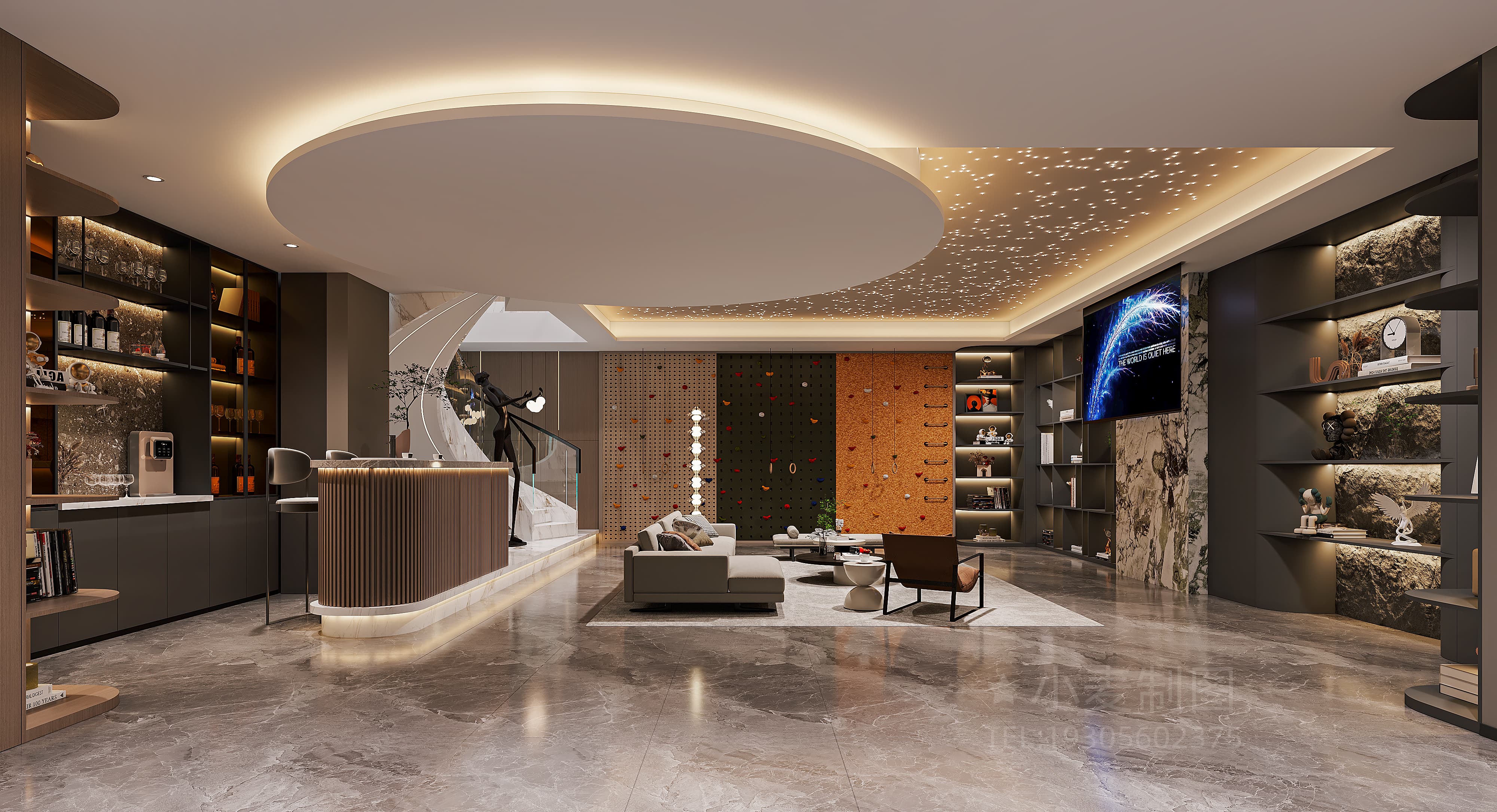 会中别墅丨现代风格案例赏析-5