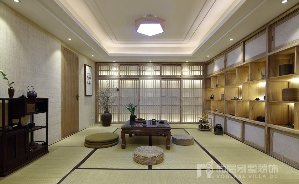 480平混搭风格别墅装修实景案例-3