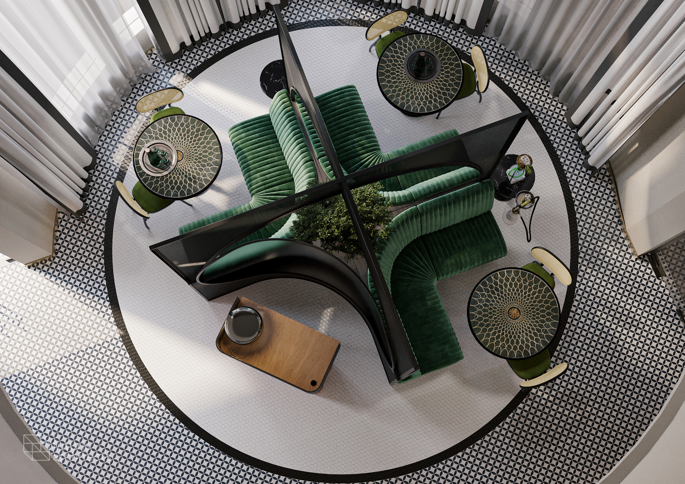 水烟吧丨美国洛杉矶丨Futuris Architects-8