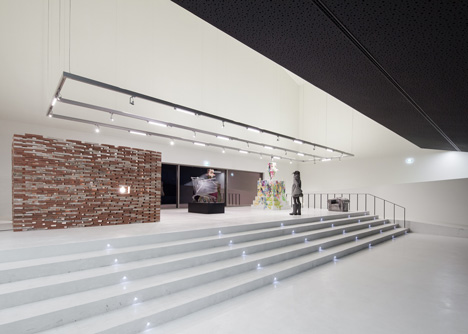 Casa das Artes art and culture centre with bright red walls-26