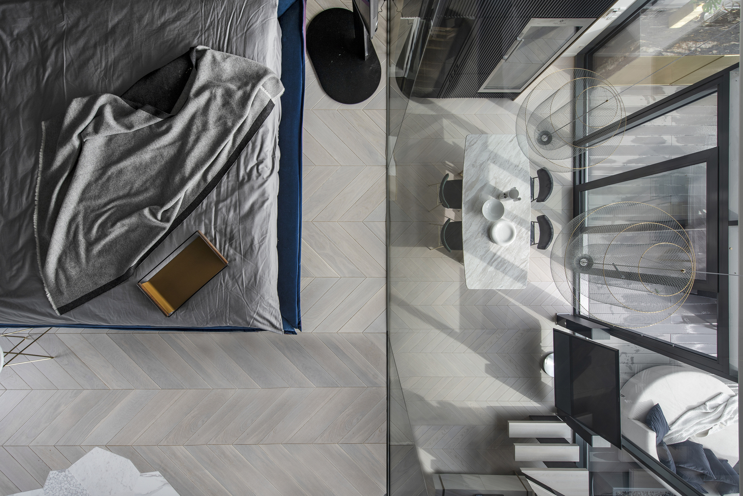 双层公寓的视觉盛宴-47