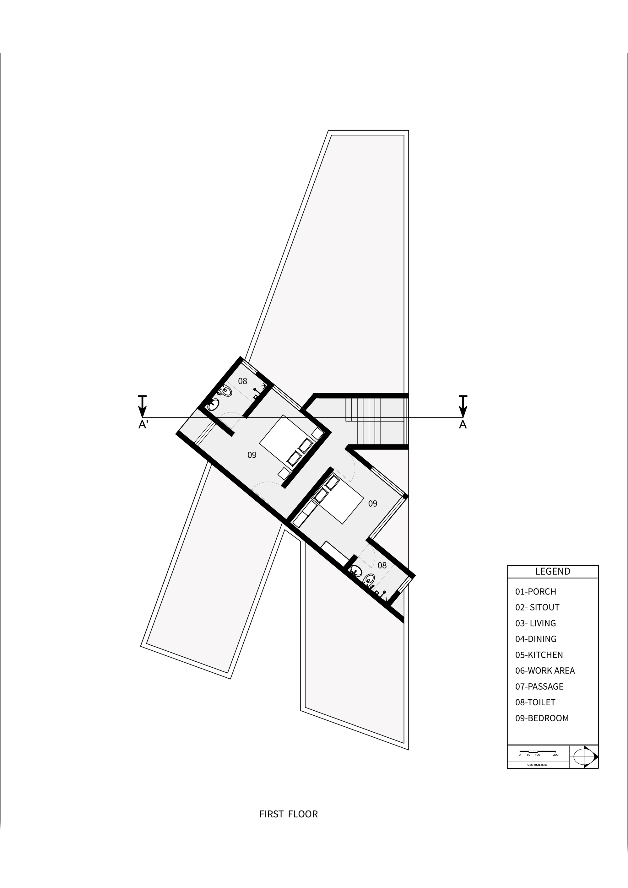 后院的房子丨印度丨3dor Concepts-41