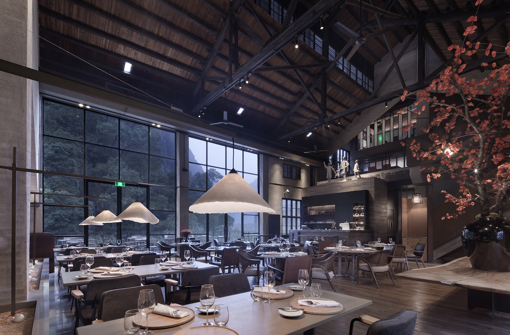 桂林阳朔阿丽拉酒店丨中国桂林丨水平线空间设计,直向建筑-65