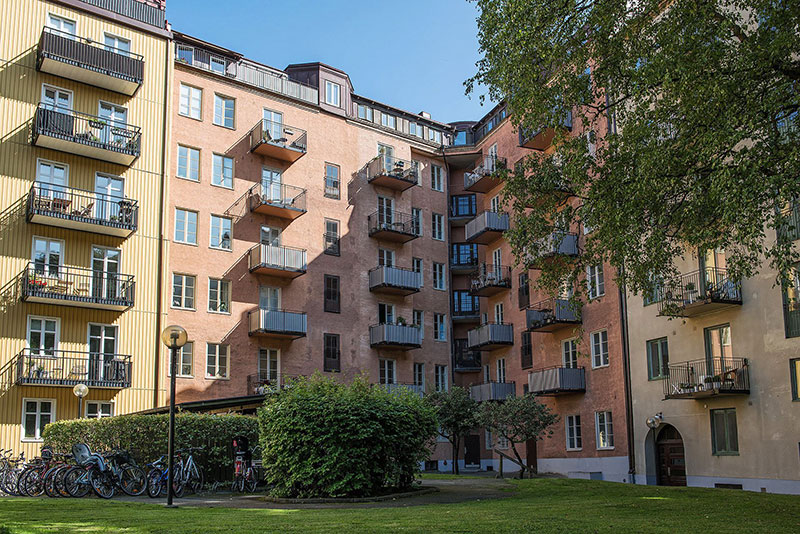 瑞典简约灰调一居室公寓-30