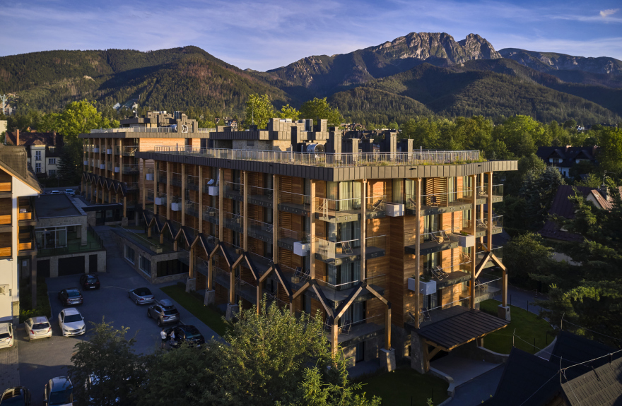 波兰 Zakopane 山岳公寓度假胜地丨Karpiel Steindel Architektura-11