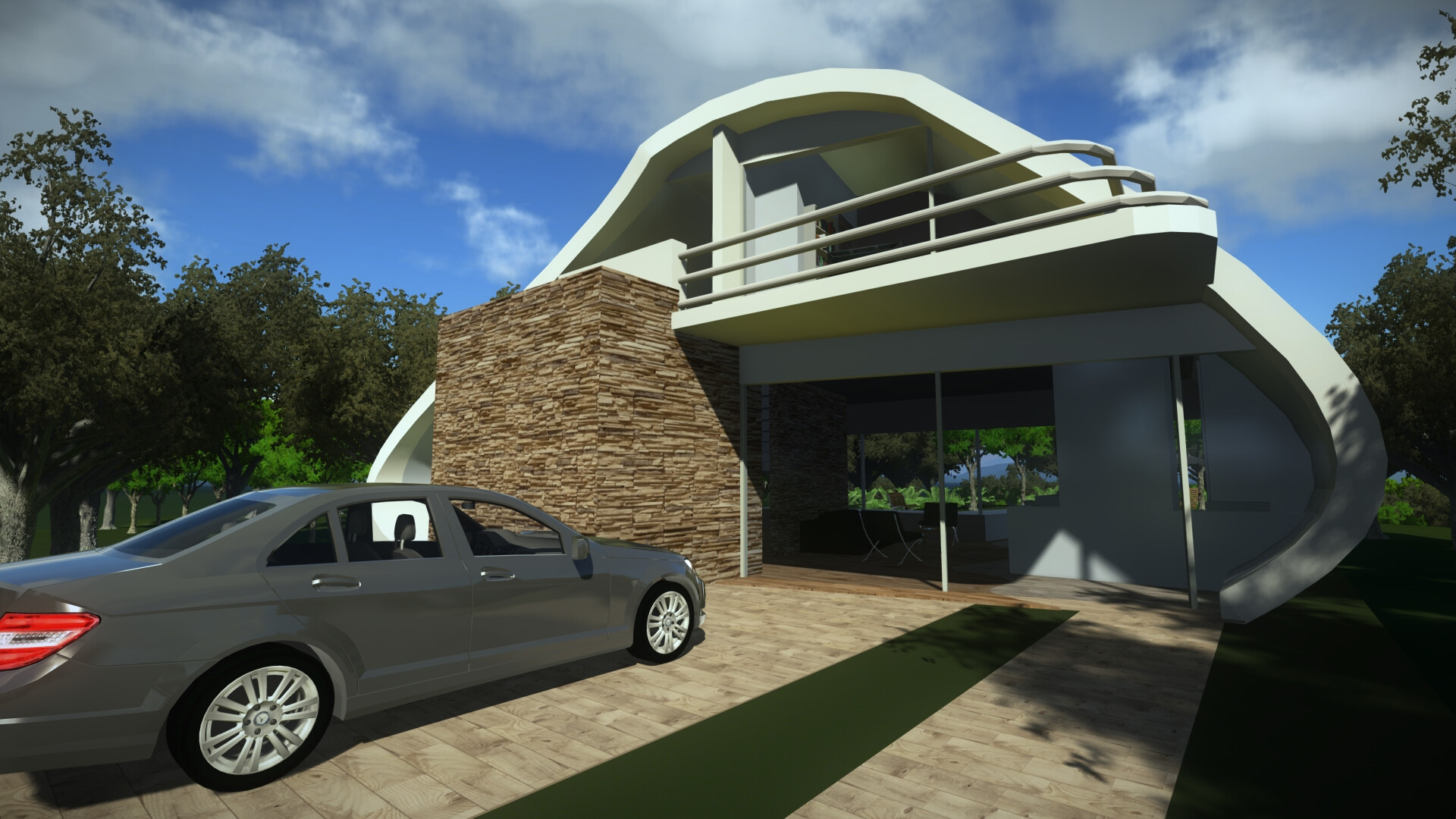 墨西哥森林中的绿意金字塔-4