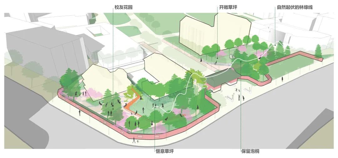 上海交通大学徐汇校区华山路入口景观更新丨中国上海丨上海亦境建筑景观有限公司,上海交通大学设计学院风景园林研究所-11