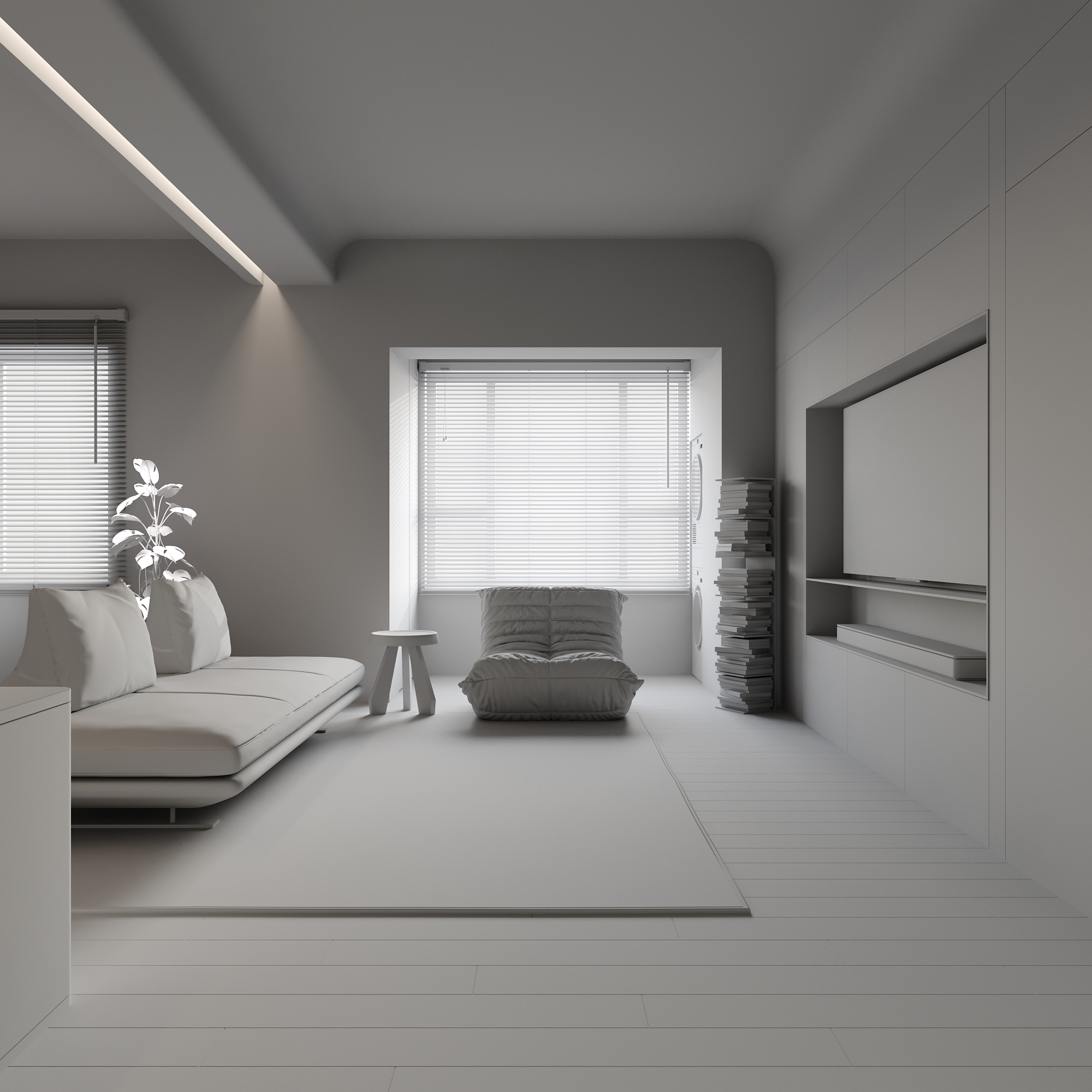 AM78｜现代简约客餐厅丨CR 训练营-14