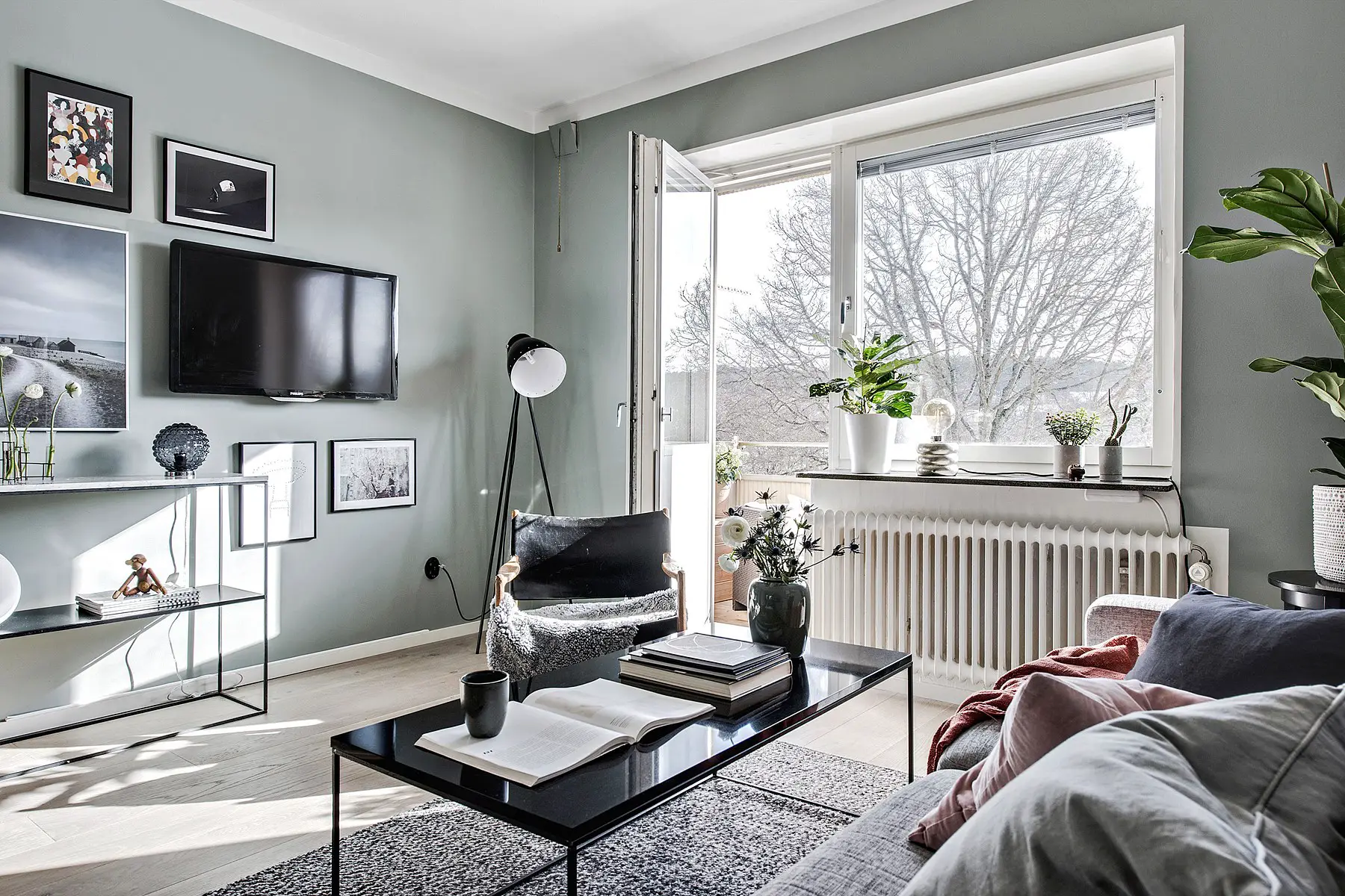 瑞典一居室公寓的现代改造-10