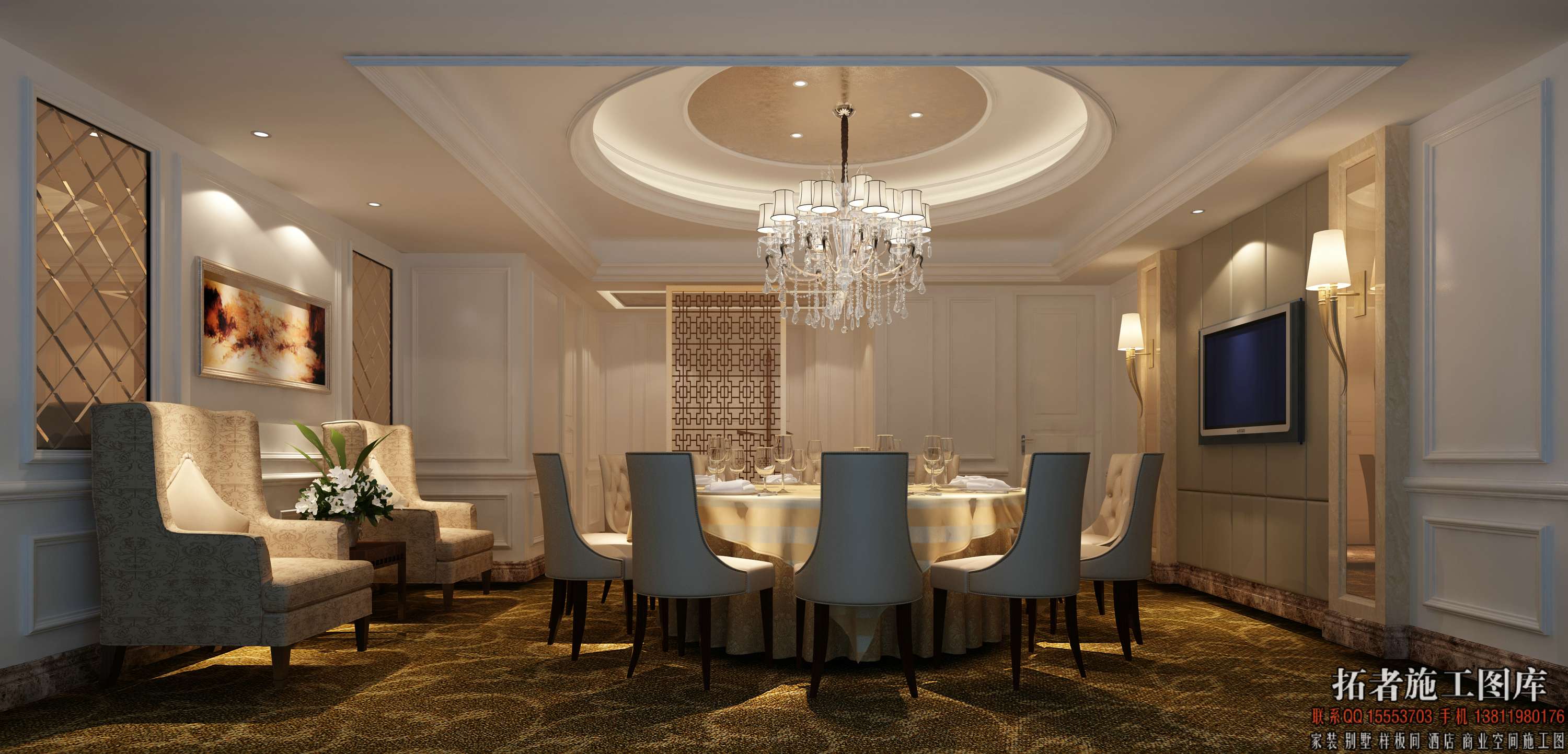 丽锦大酒楼欧式风格-3