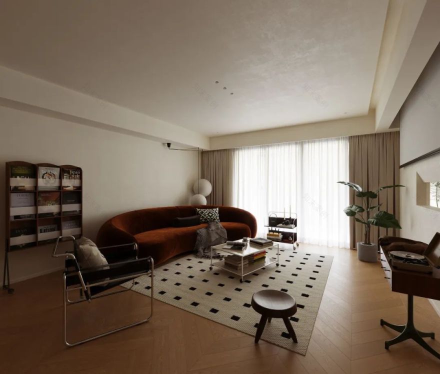 复古风家居设计丨中国广州丨1218 设计事务所-69