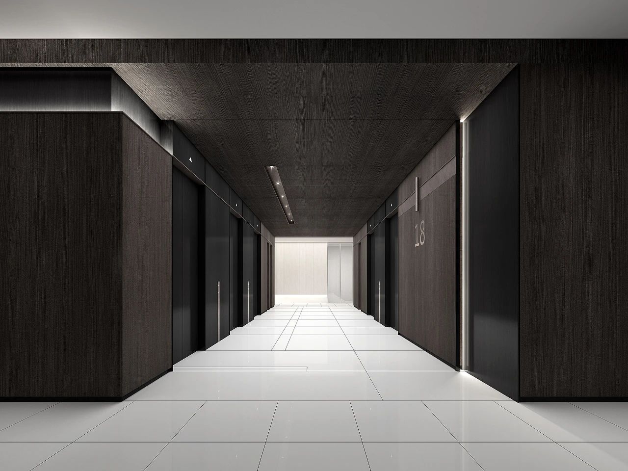 长沙屿大堂·公区,印湘江·印江雅居售楼部X印湘江入户大堂丨中国长沙丨水木言设计机构-35