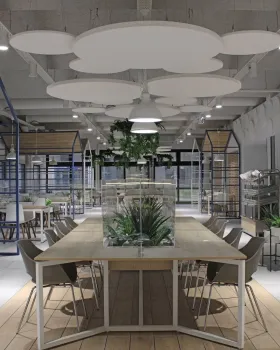 绿色活力员工食堂 P&G 咖啡厅丨土耳其科贾埃利丨Caglayan Architects