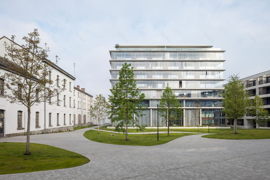 比利时赫肯罗德军营改造公寓楼丨Atelier Kempe Thill-13