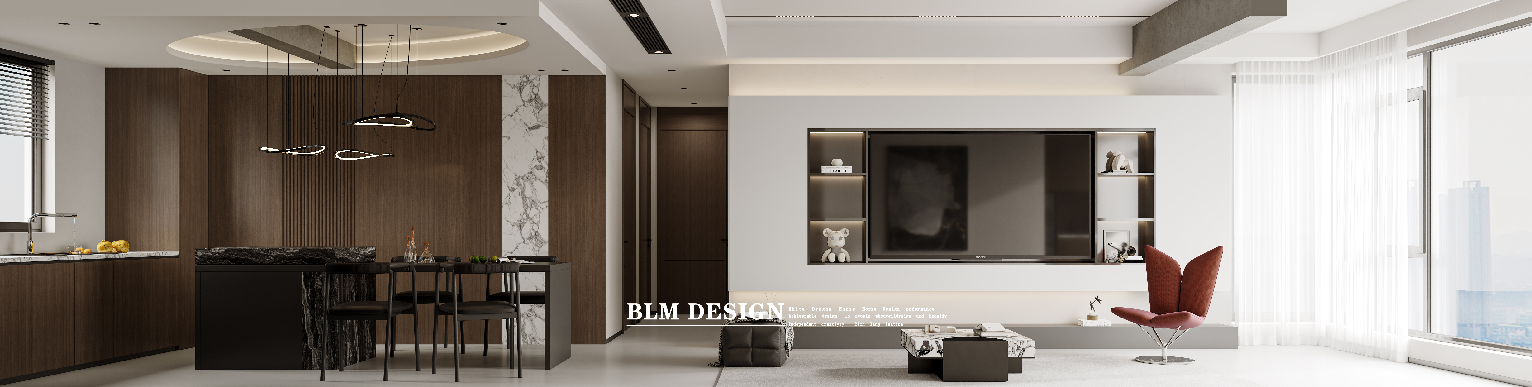 现代  白龙马效果图设计制作-6