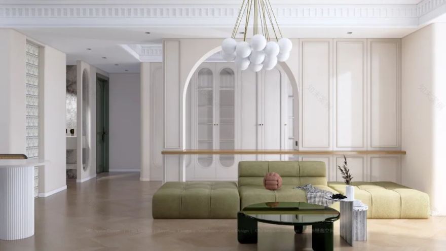 奶 fufu 法式轻奢居丨中国济南丨ME 空间设计-7