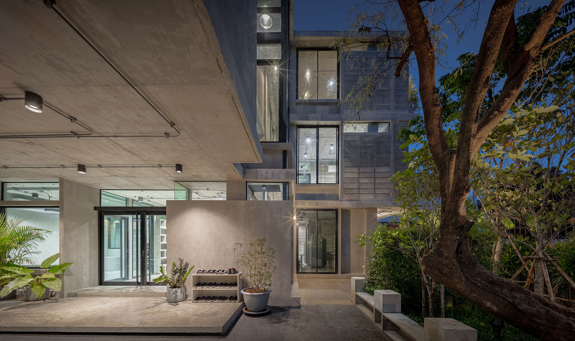 混凝土拼贴办公室丨泰国曼谷丨COLLAGE DESIGN STUDIO-32